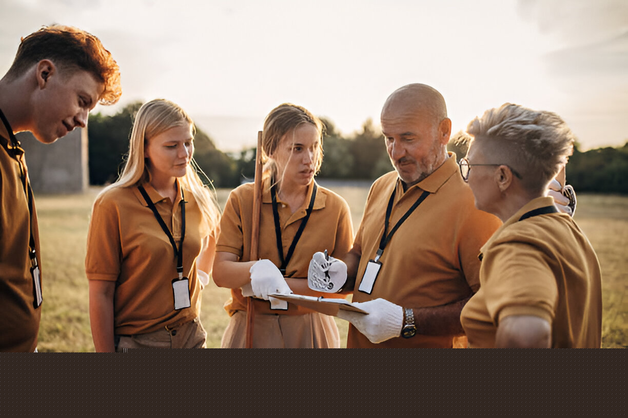 Team of professional staff working at a country club, representing various country club jobs.
